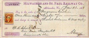 Milwaukee and St. Paul Railway Co.